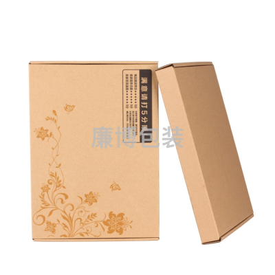 Factory Wholesale Clothing Packaging Box Express Carton Customized Kraft Paper Box Clothes Aircraft Box