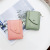 2021 Korean Style New Wallet Female Short and Simple Student Folding Small Fresh Two-Fold Zipper Coin Purse