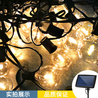 Factory Direct Sales Solar G40led Globe Lighting Chain Outdoor Landscape Christmas tree lights