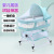 Baby Crib Foldable Portable Folding Babies' Bed Newborn Bassinet Multifunctional Infant Carrier Outing
