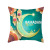 Cross-Border HouseholdGoods Peach Skin Fabric Pillow Cover Nordic Golden Moon Printed Pillows Office Sofas Cushion Cover