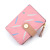 New Ladies' Purse Women's Short Zip Soft Leather Wallet Student Korean Style Printed Pull-Belt Buckle Coin Purse Card Holder