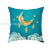 Cross-Border Amazon New Product Peach Skin Fabric Pillow Cover Golden Moon Cushion Sofa Cushion Cover Household Supplies