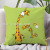 Cartoon Cartoon Pillow Ins Nordic Simple Home Sofa Cushion Plush Double-Sided Printed Pillowcase Removable and Washable