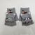 New Winter Children's Half Finger Knitted Warm Gloves Cute Baby Cartoon Outdoor Wool Boys' Gloves