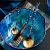 Creative and Slightly Luxury Starry Sky Space Star Trek Theme Stainless Steel Knife and Forks Spoon Stainless Steel Spoo