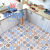 Floor Stickers Self-Adhesive Kitchen Waterproof Non-Slip Toilet Floor Vision Toilet Balcony Bathroom Tile Stickers Thickening and Wear-Resistant