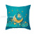 Cross-Border Amazon New Product Peach Skin Fabric Pillow Cover Golden Moon Cushion Sofa Cushion Cover Household Supplies