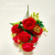 Fake/Artificial Flower Furnishings Fresh New Year Living Room Decoration Flowers Small Bouquet Flower Arrangement Plastic Flowers Single Rose