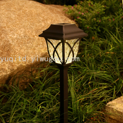 Solar Garden Lamp Waterproof Lawn Lamp Outdoor Household Decorative Yard Garden Grass Floor Outlet Light and Shadow Lamp