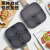 New Cross-Border Aluminum Medical Stone Egg Frying Pan Household Non-Stick Pan Breakfast Egg Hamburger Frying Pan Wholesale