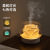 Flower with Aroma Diffuser Home Timing Mute Diffuse Humidifier Creative Seven-Color Atmosphere Small Night Lamp