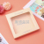 Children's Rubber Band Set Packing Box New Beige Hair Clip Box Baby Hair Accessories Integrated Soap Holder Distribution Double Plug Box