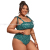 Plus-Sized Swimsuit with Chest Pad Wireless Cup European and American Bikini 2021 New Swimsuit Siamese  Swimsuit