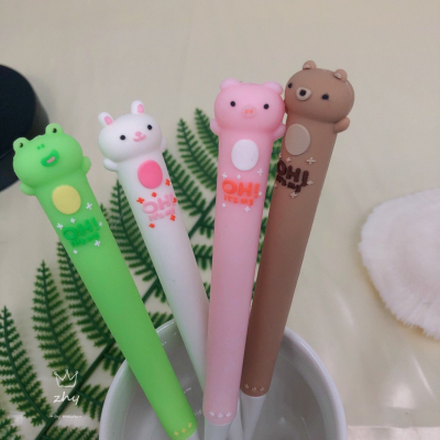 High-End Popular Cute Net Red Silicone Soft Fur Cartoon Toothbrush
