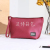 Factory Customized New Pure Color Simple Washing and Makeup Bag Carry Pu Waterproof Storage Hand Bag Wholesale
