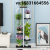 New Flower Rack Living Room Home Multi-Layer Indoor Special Offer Space-Saving Balcony Steel Wooden Shelf Iron Jardinier