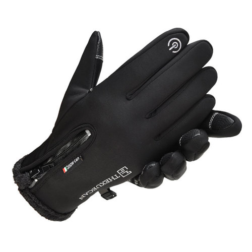 cycling gloves men‘s autumn and winter outdoor sports fleece-lined warm touch screen ski bicycle waterproof cold-proof gloves women