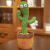 Best-Seller on Douyin Dancing Cactus Toy Magic Swing Twisted Enchanting Plush That Can Sing and Learn to Speak