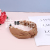 Women's Fashion Knot in the Middle Headband Sweet and Simple Hair Pressing Hairpin Versatile Headband Noble and Elegant Golden Edge Decoration