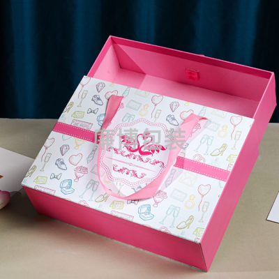 Gift Packing Box Clothes Birthday Gift Box Internet Celebrity Surprise Gift Box Girl Heart Hand Gift Box