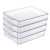 Kitchen Storage Box Household Refrigerator Drawer Crisper Transparent Stackable Dustproof Cover Dumpling Storage Box
