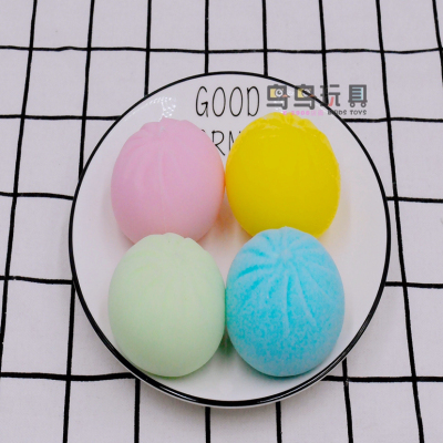 Fun Vent Flour Steamed Stuffed Bun a Box of Four-in Steamed Buns Squeezing Toy Whole Bowl Slow Rebound Vent Candy Toy Spoof