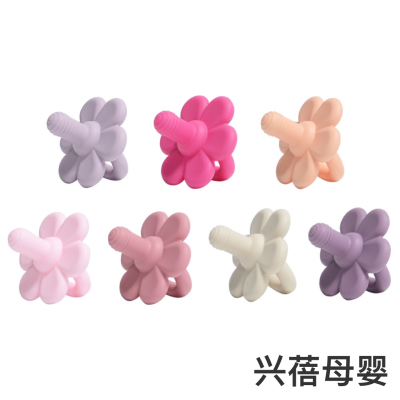 Baby Molar Chewing Toy Baby Silica Gel Pacifier Teether