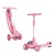 Factory Direct Supply Bunny Children's Scooter Luge Foldable 1-8 Years Old Baby Three-Wheel Flash Bicycle