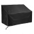 Supply Cross-Border Outdoor Bench Dust Cover Furniture Cover Benches Seat Rain Cover Black