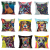 Factory Wholesale Linen Pillow Colorful Dog Linen Cushion Gift Advertising Cushion First-Hand Supply Can Be Customized