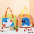 New Factory Wholesale Large Cartoon Square Lunch Box Bag Portable Lunch Bag Lunch Box Bag Customizable