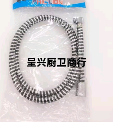 1.2 M 1.5 M Silver-Strip Water Pipe Hose Shower Pipe