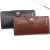 Personalized Men's Long Magnetic Snap Wallet Soft Leather Wallet Large Capacity Men's Wallet Phone Bag Multi-Card-Slot Card Holder