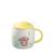 Cute Girl Ceramic Cup Cup with XINGX Spoon Student Gift Milk Cup Office Home Cartoon Water Cup