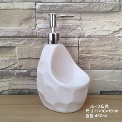 Ceramic Bathroom Bottle Soap Liquid Bottle Storage Bottle