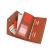 New Clutch Purse Big Three Fold Multiple Card Slots Large Capacity Solid Color Envelope Package Pu Women's Wallet Wallet Wallet