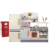 New Wooden Refrigerator Kitchen F Children Play House Imitation Cooking Baby Kitchenware Parent-Child Interactive Educational Toys