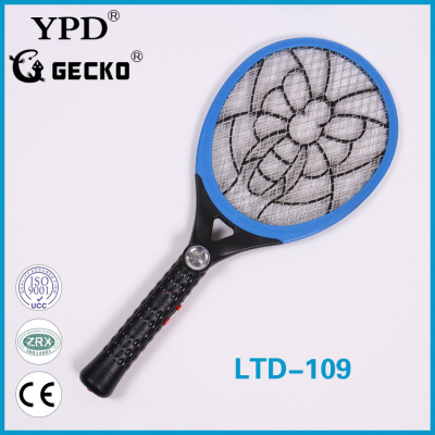 GECKO-YPD First Shot Brand LTD-109 with LED Lighting Rechargeable Electric Mosquito Swatter 22. 5x52cm