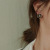 Korean High-Grade Classic Style Camellia Ear Studs Sterling Silver Needle Earrings Internet Celebrity Elegance Retro Earrings New Fashion