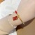 2022 New Year Red Rope Lucky Rich Pendant Wristband Bracelet Vietnam Placer Gold Bracelet Female No Color Fading