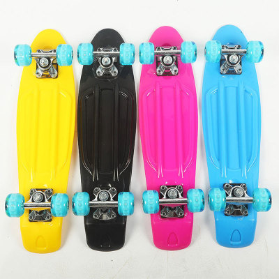 Factory Direct Sales Adult Four-Wheel Long Scooter Teenagers Dance Board Brush Street Board Wholesale