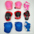 Supply Mine Thickened Six-Piece Set Children's Protective Gear Straight Row the Skating Shoes Scooter Helmet Protective Gear Wholesale