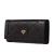 2021 New Clutch Women's Long Three-Fold Korean-Style Embossed Rhombus Wallet Women's Coin Purse Wallet