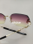 Summer Men's and Women's Fashion Sunglasses Metal Rimless Sunglasses Internet Influencer Street Snap Sunglasses 368-21009