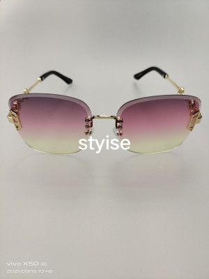 New Sunglasses Internet-Famous Sunglasses Street Shooting Men's and Women's Glasses 368-21011