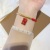 2022 New Year Red Rope Lucky Rich Pendant Wristband Bracelet Vietnam Placer Gold Bracelet Female No Color Fading