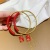 2022 New Year Red Rope Rich Rich Pendant Wristband Bracelet Vietnam Placer Gold Bracelet Female No Color Fading