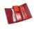 FFY New Women's Wallet Multiple Card Slots Big Three Fold Wallet Wallet Solid Color Clutch Bag Fashion Wallet