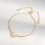 Micro Inlaid Zircon Shell Moon Pull Bracelet Female Korean Style Stylish Adjustable Personality Ornament Wholesale